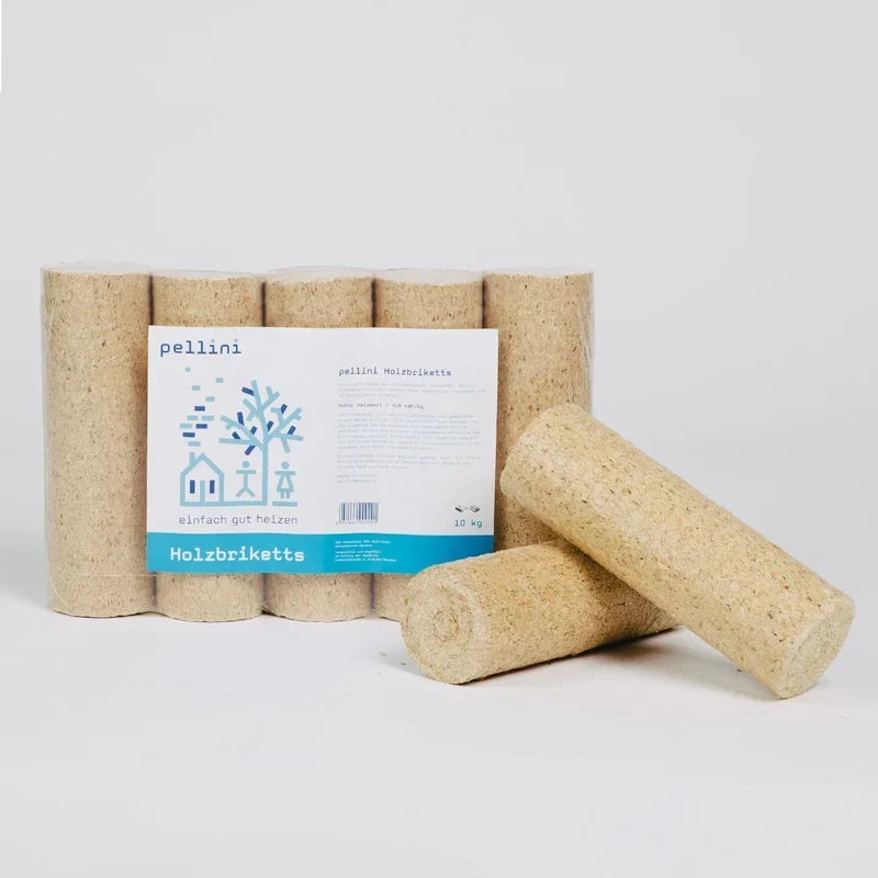 Briquetas de madera (Pellini) sin orificio – Palé de 960 kg