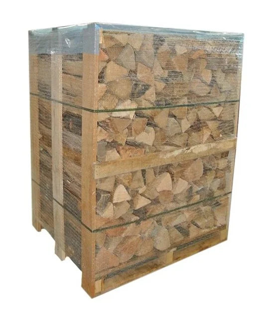 Palet de leña especial 25cm seco – listo para usar – madera blanda/madera dura