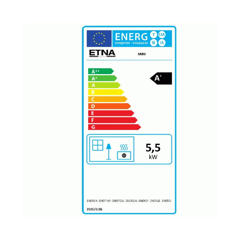 Estufa de pellets extraplana Mini · 5 kW