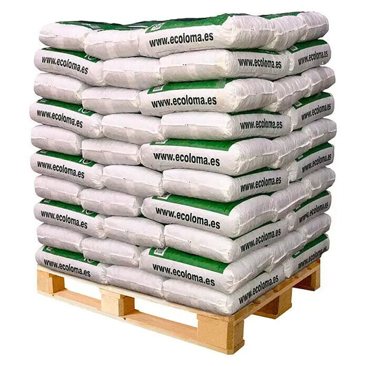 Pellets de madera Ecoloma a Palet 70 saco, 1.050 kg