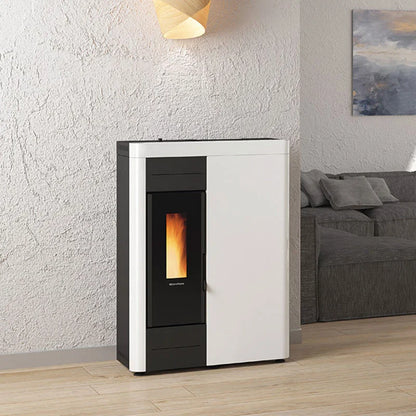 Estufa de pellets extraplana Hydro Virna Idro · 15 kW