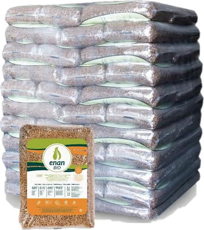 ENAN Bio – Palet de 70 Sacos de Pellets de 15 Kilos EN Plus A1 (1050kg)