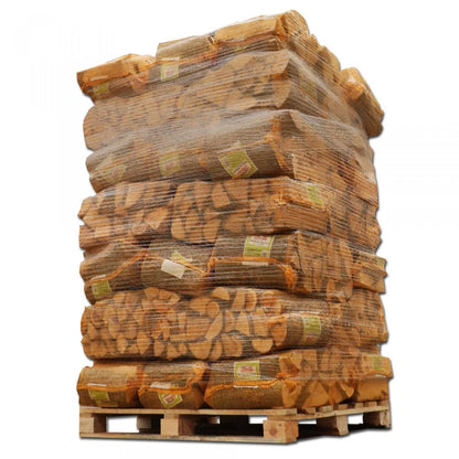40 sacos de leña de 25 kg – Mezcla de madera dura, 30 cm