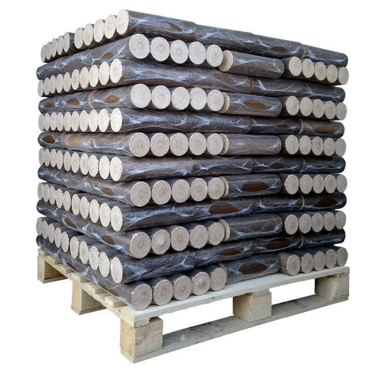Troncos de madera densificada – 100 % frondosas – Palé de 960 kg
