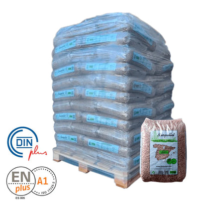 1 Camión con 24 BURPELLET de 1872 SACOS DE 15 KG certificado DIN ENplus A1 15Kg