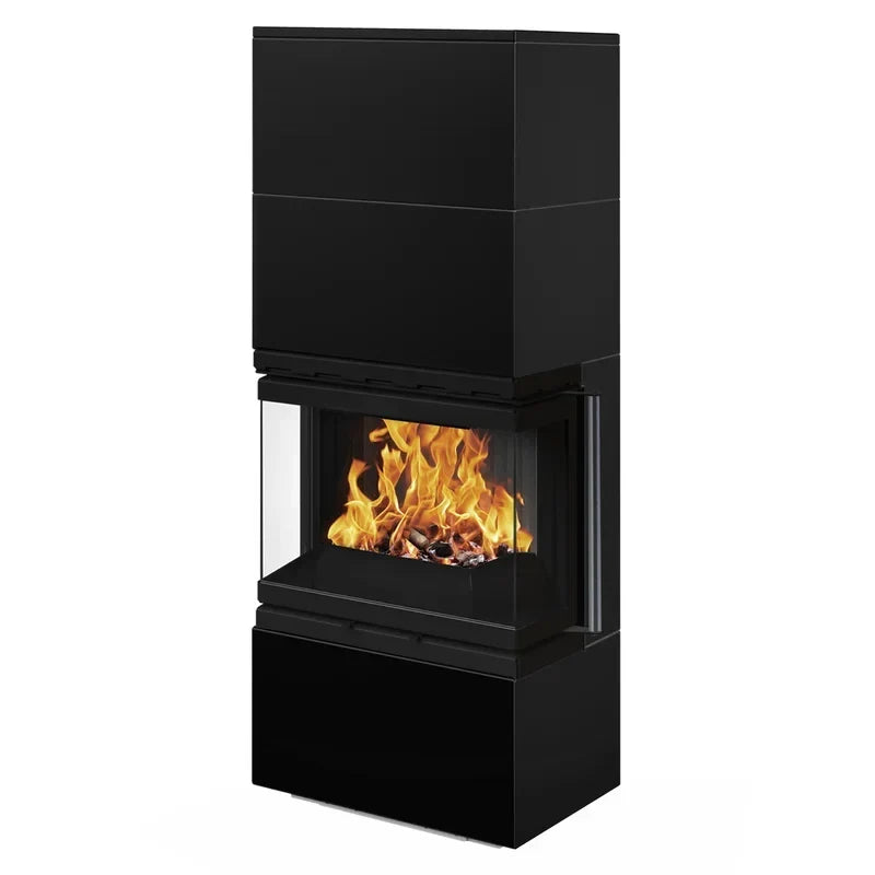 Kit de chimenea Wamsler Modulo 57/150 U, negro