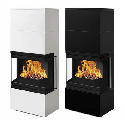 Kit de chimenea Wamsler Modulo 57/150 U, negro
