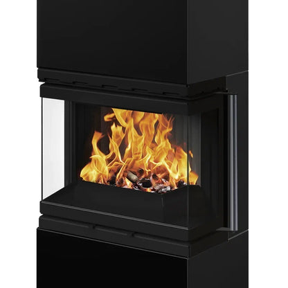 Kit de chimenea Wamsler Modulo 57/150 U, negro