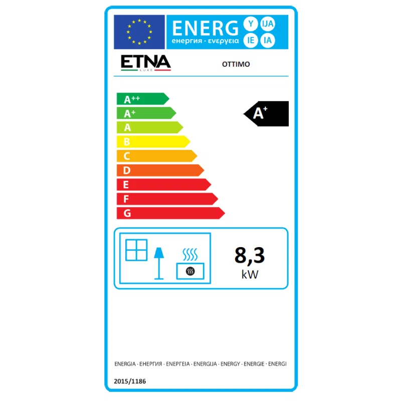 Pack estufa de pellets estanca Ottimo Silenzio + Kit de conductos concéntricos con salida trasera · 9,2 kW