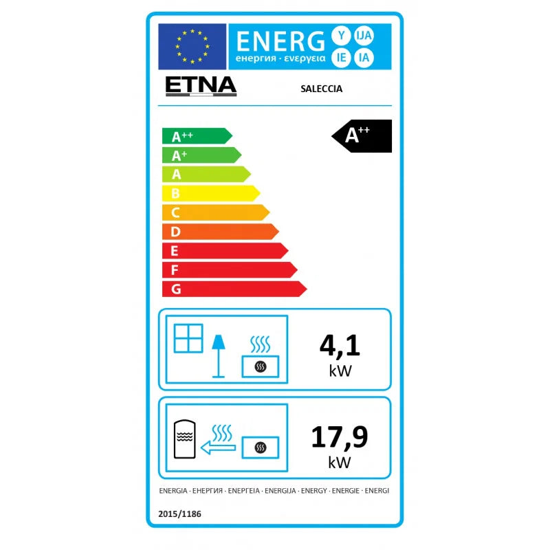 Estufa de pellets hidro Saleccia · 23 kW