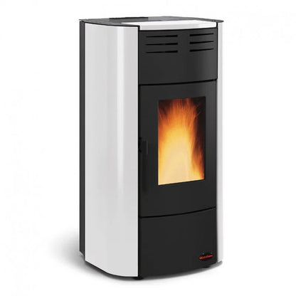Pack estufa de pellets hidro Baracuda Commo + Kit de conexión con salida trasera · 15 kW